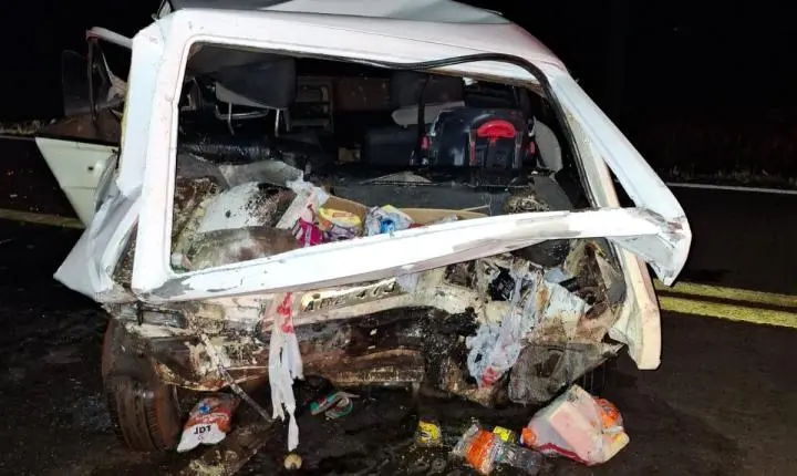 Jovem de 18 anos é preso em flagrante após colisão traseira deixar 5 feridos na PR-495 em Medianeira